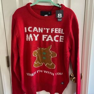 American Stitch Christmas Gingerbread sweater NWT